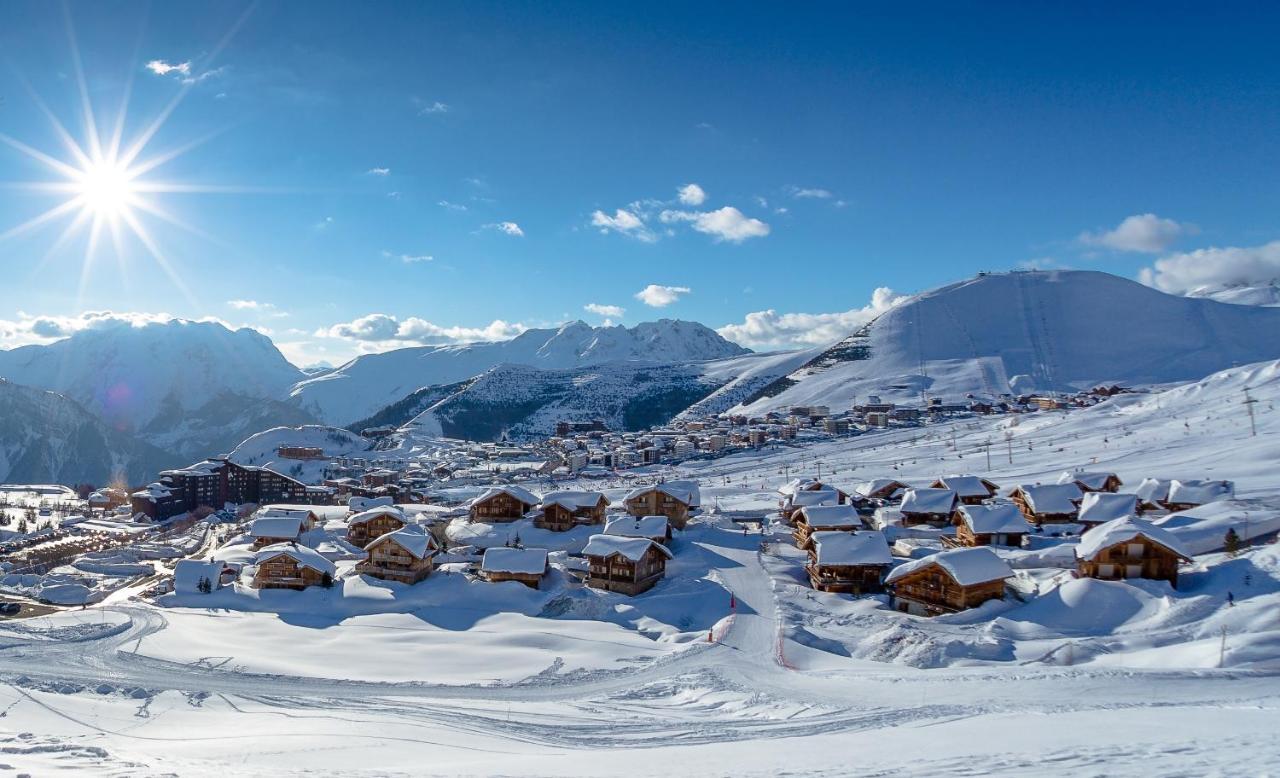 Hotel Le Refuge Alpe d'Huez Bagian luar foto