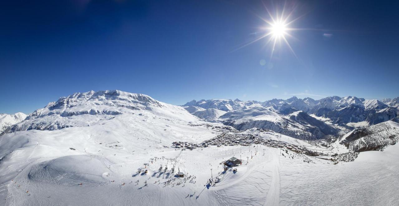 Hotel Le Refuge Alpe d'Huez Bagian luar foto